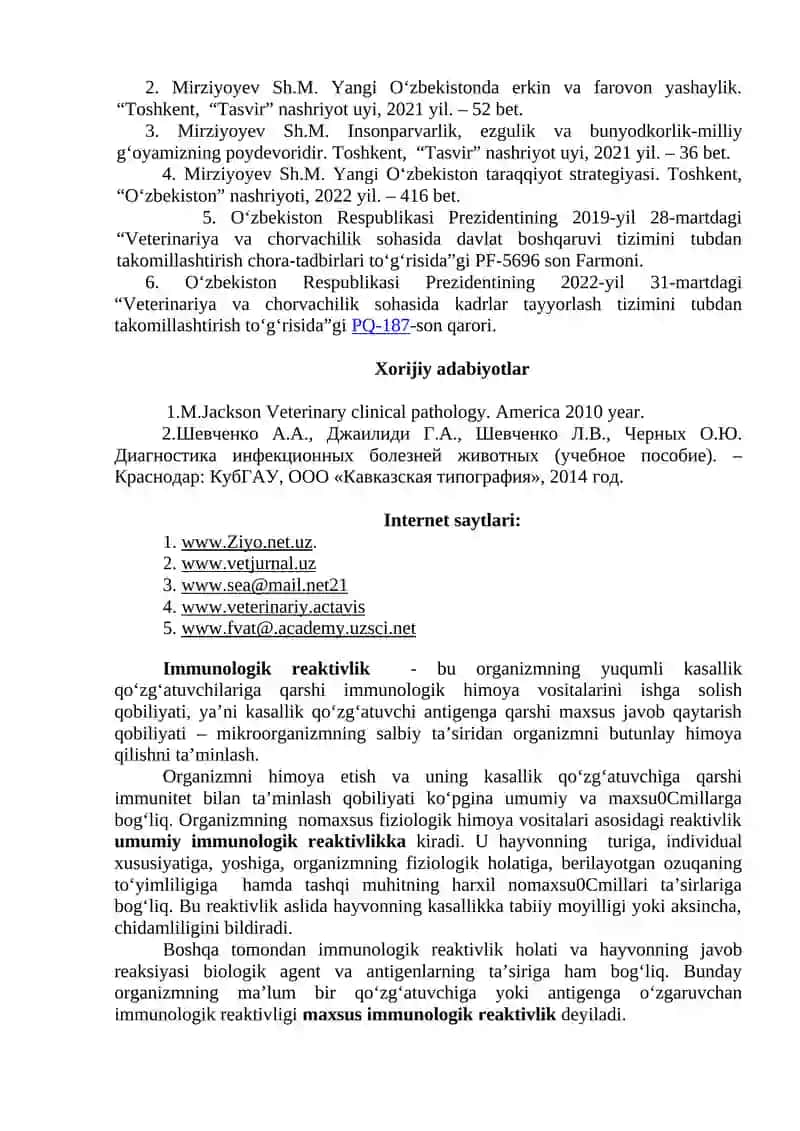 Epizootik jarayon va uni harakatlantiruvchi kuchlar 3