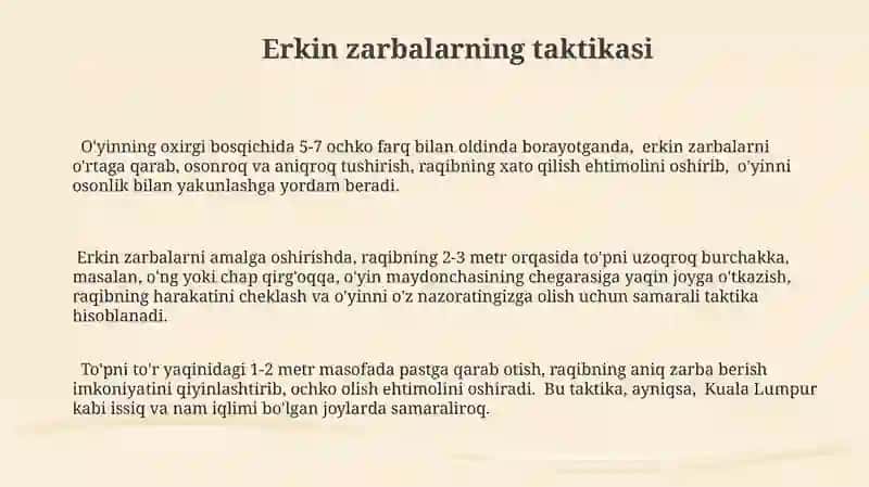 Badminton o'yinida erkin jarima va jarima volanlari 3