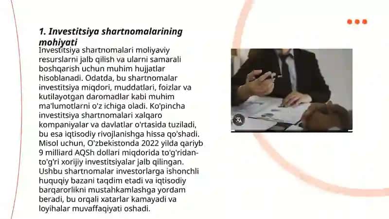 Investitsiya shartnomalarining huquqiy tahlili 3