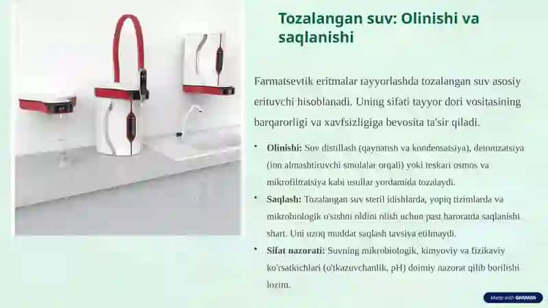 Suyuq dori turlari va eritmalar tayyorlash texnologiyasi 3