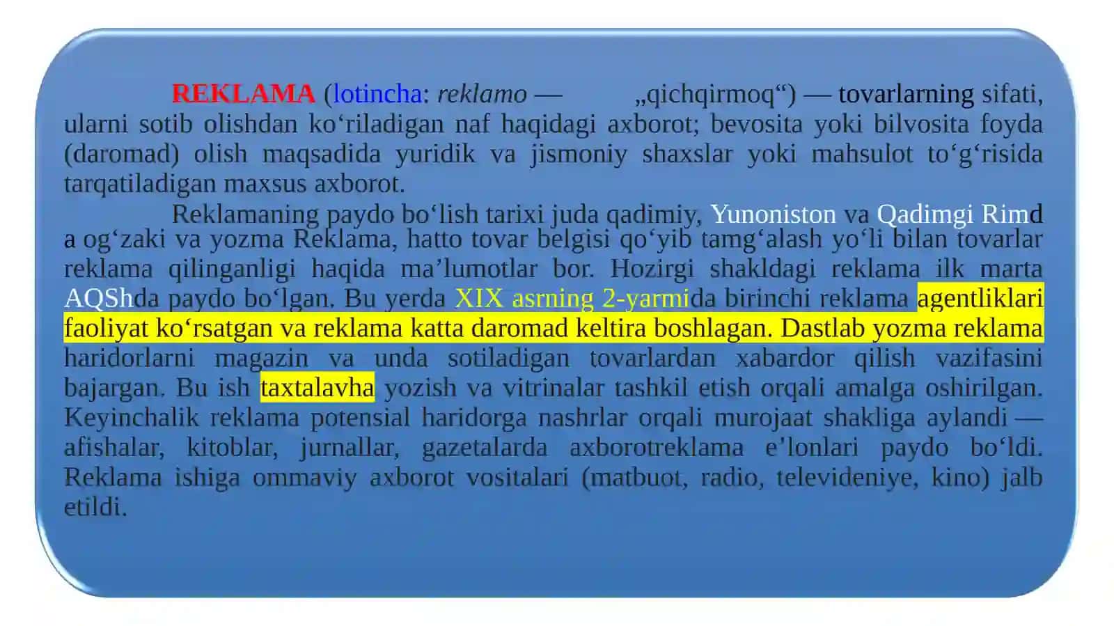 Reklama turlari va uning biznes uchun ahamiyati 3