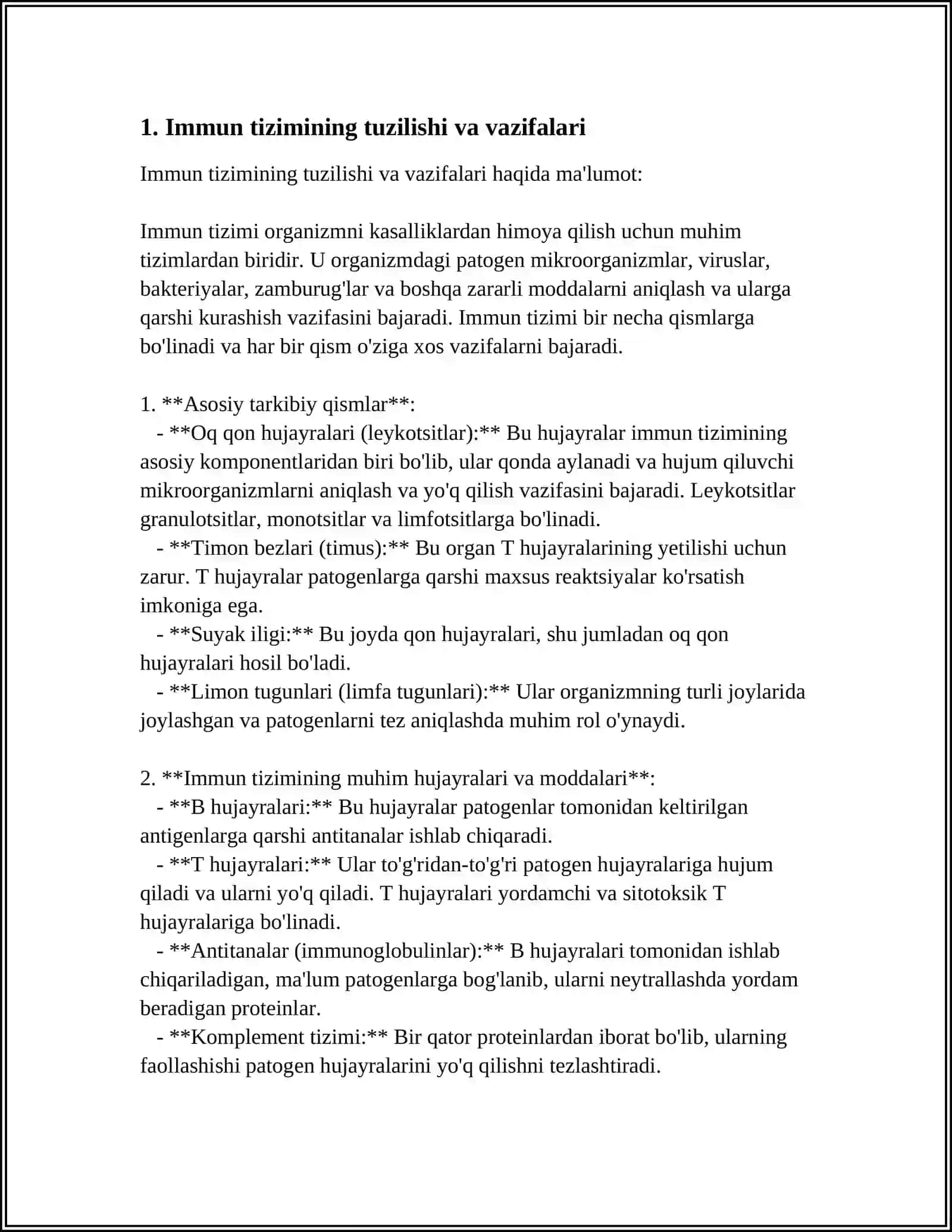 IMUNITET TANQISLIGINING FIZIOLOGIK ASOSLARI 3