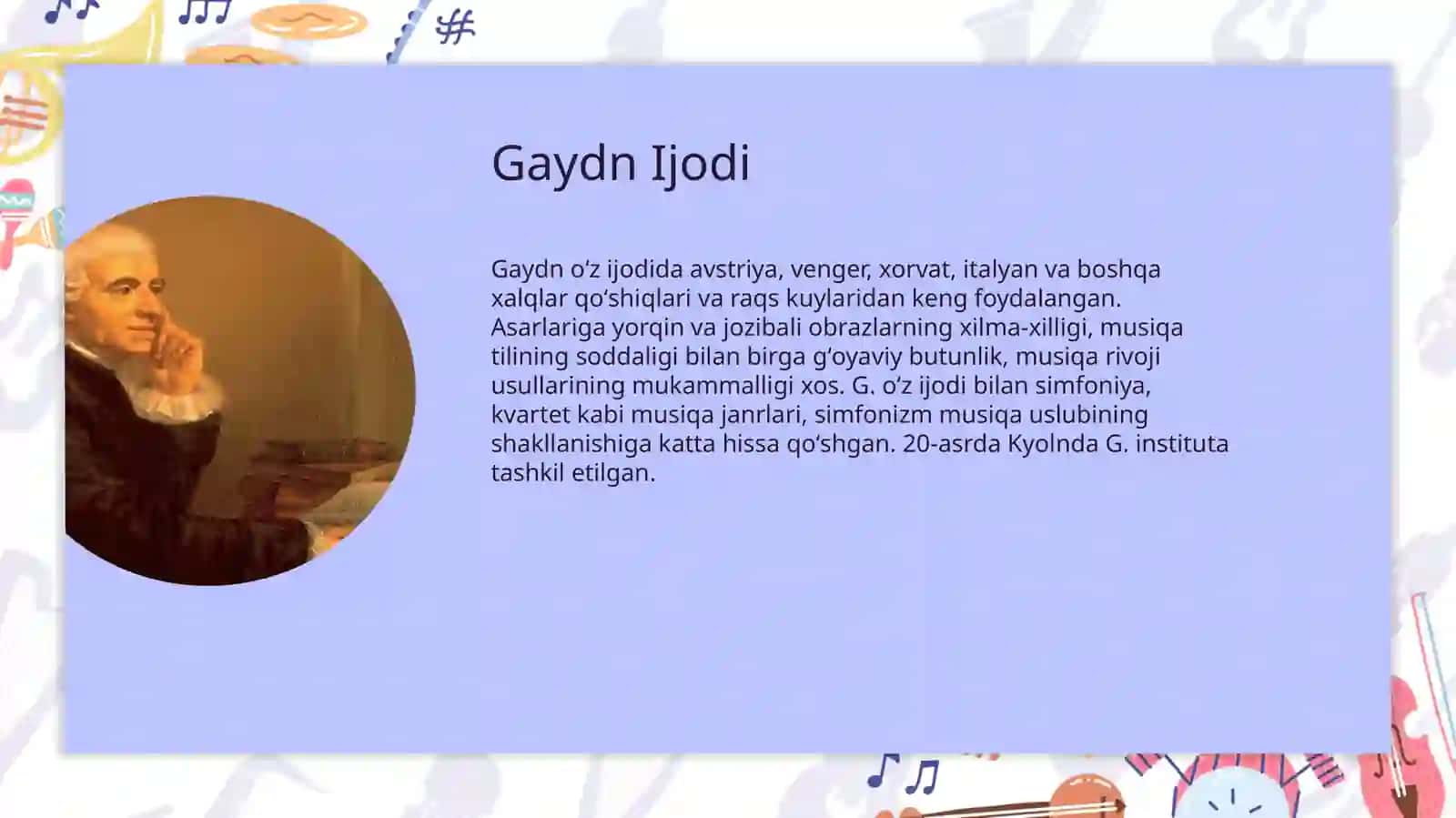 Frans Yozef Gaydn 3
