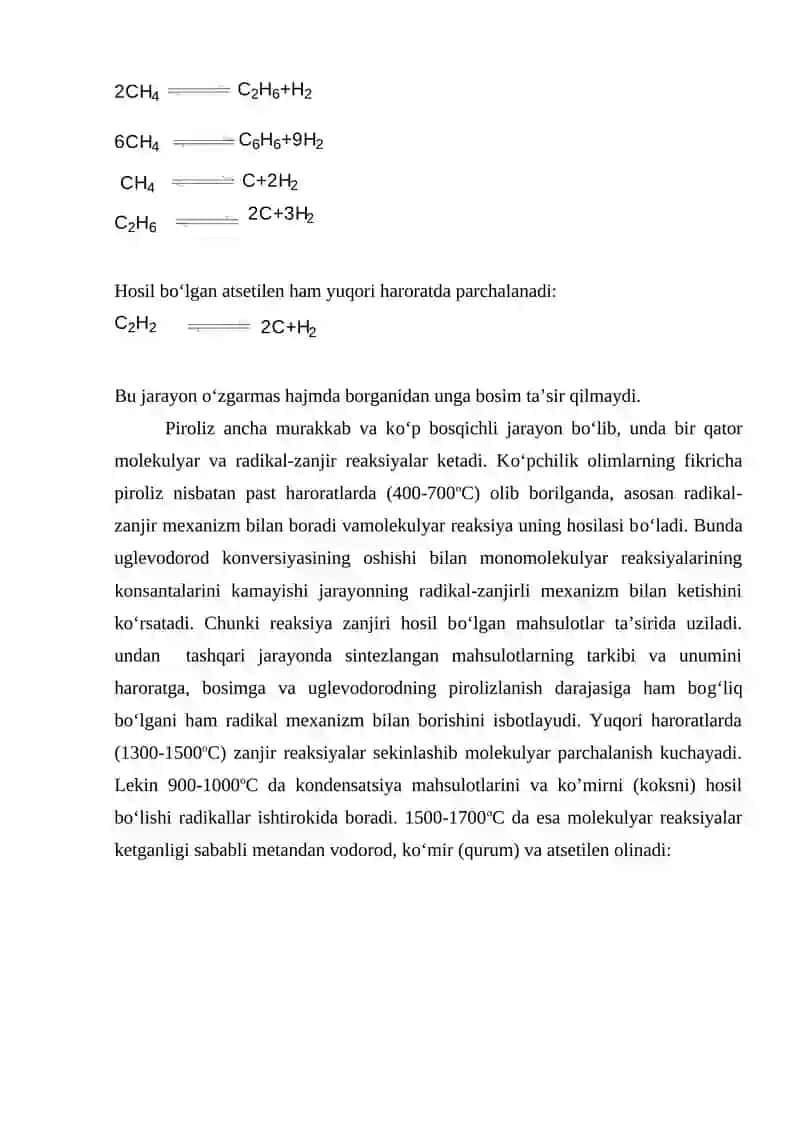 Atsetilen va uning gomologlari asosida Olinadigan monomerlar 3