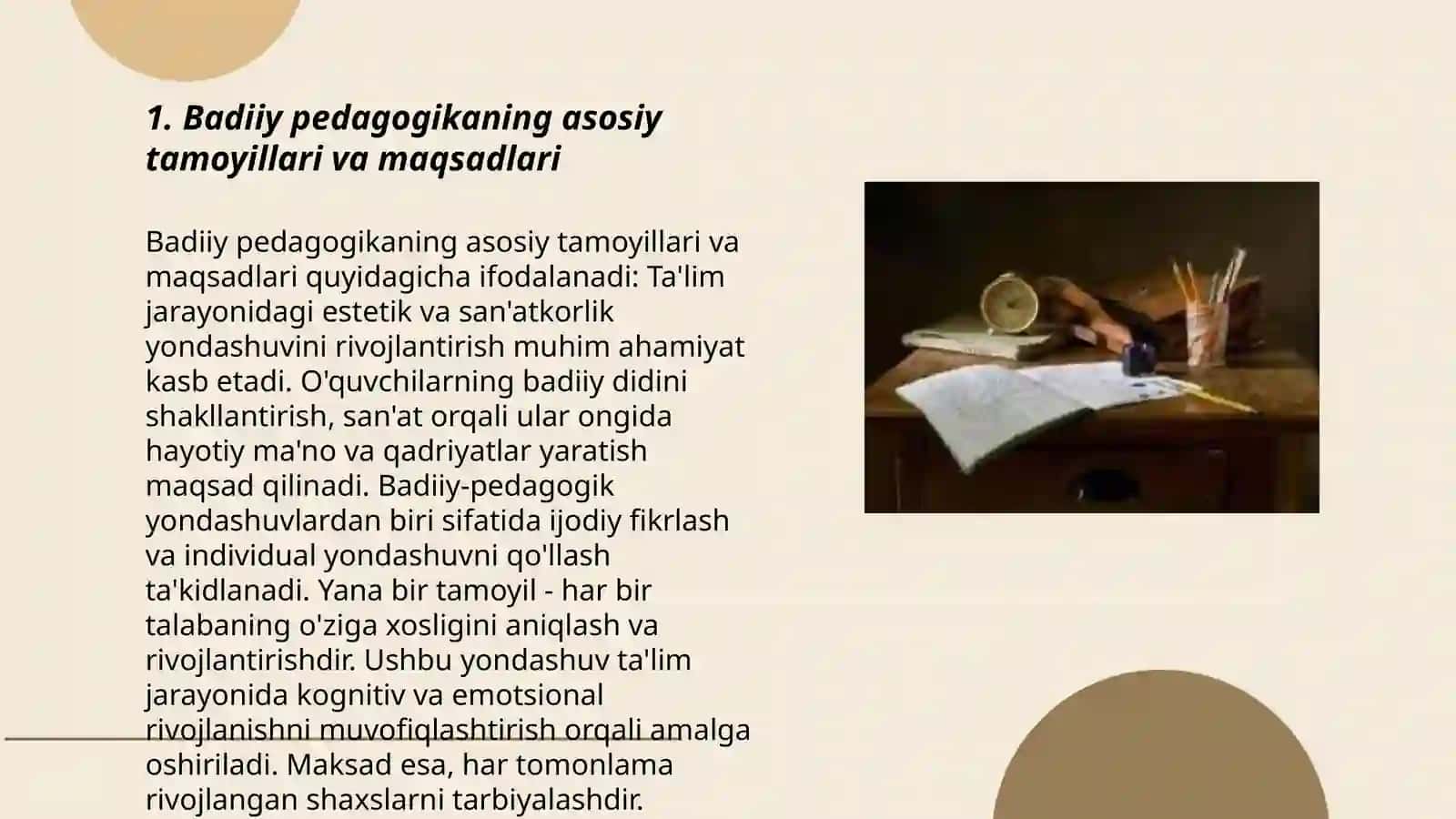 Badiiy pedagogika imkoniyatlaridan foydalnishda ijodiy kompetensiyalardan foydalnishning ahamiyati 3