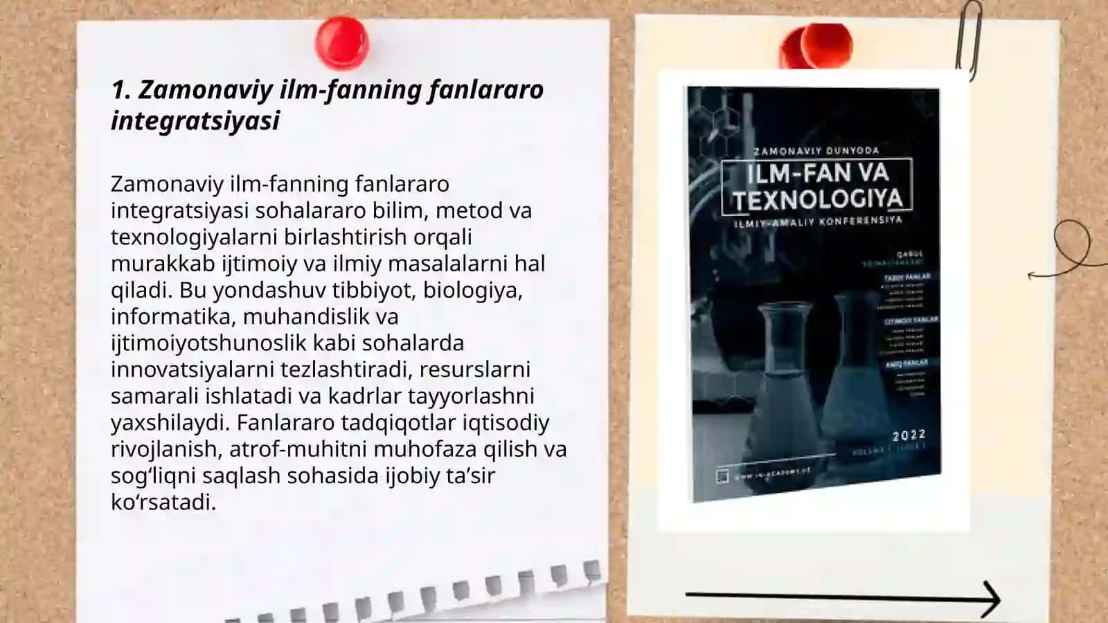 Zamonaviy ilm -fanning xususiyatlari. Jamiyat taraqqiyotida ilm-fanning oʻrni 3