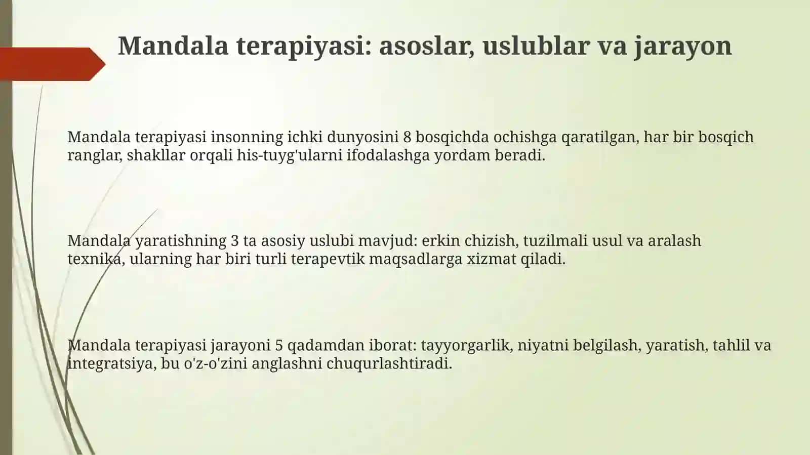Mendala terapiya mandaladan foydalanish 3