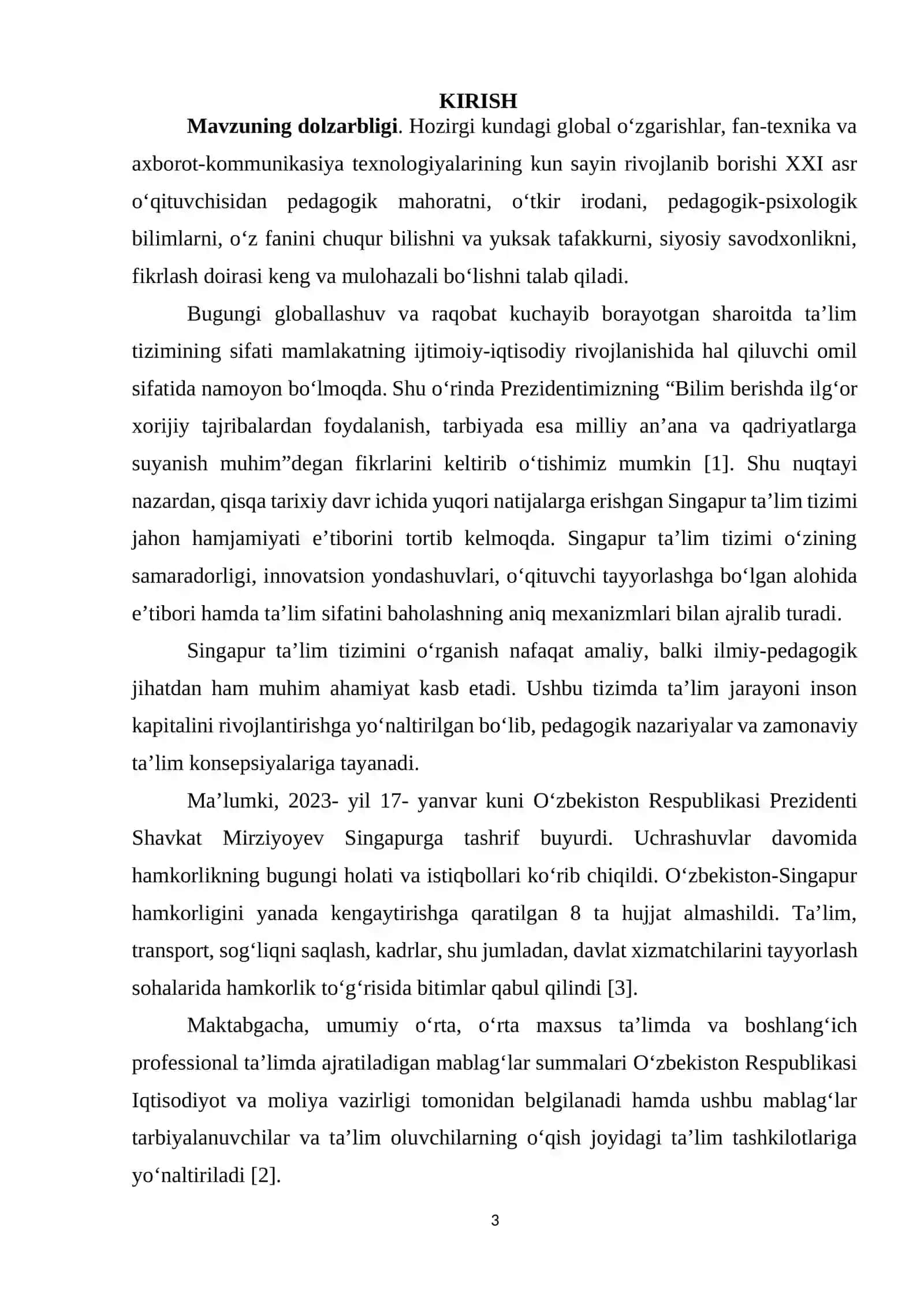SINGAPUR TA’LIM TIZIMI 3