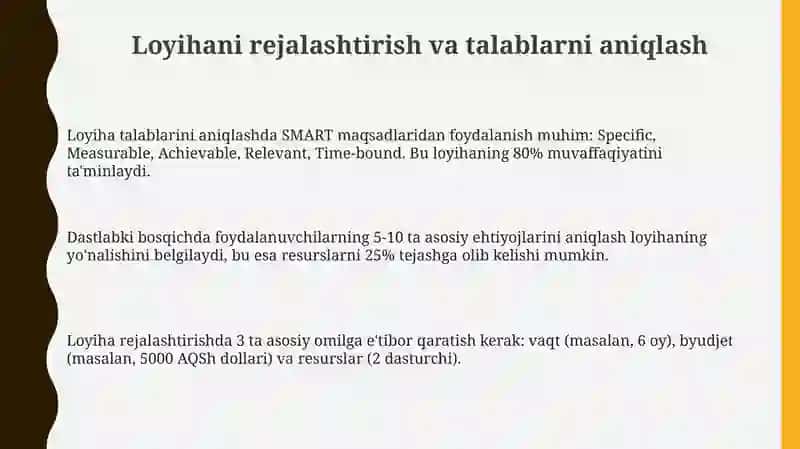 Kichikloyihalarniyaratish 3