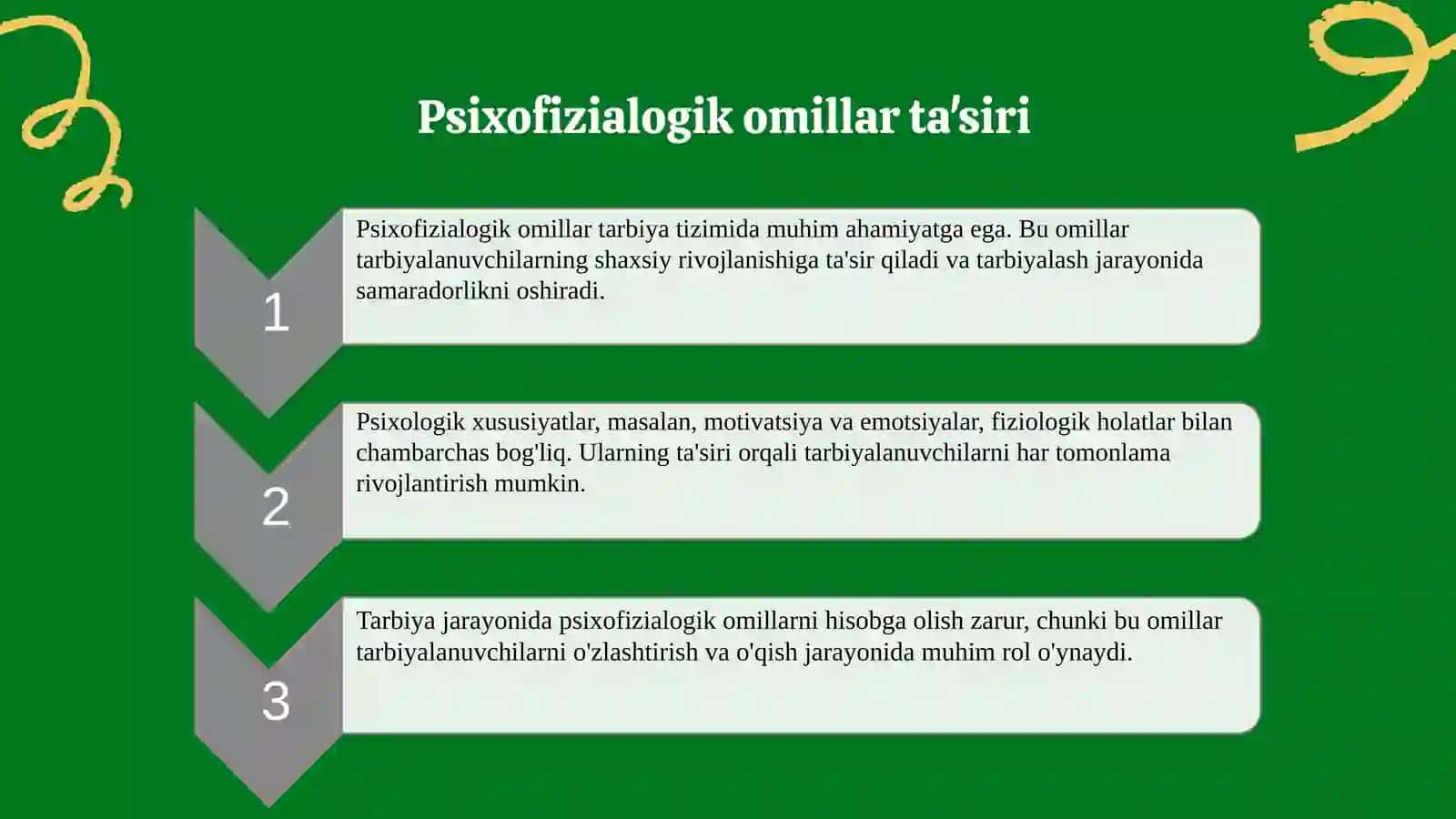 Tarbiyatizimi psixofiziologik xususiyatlari 3