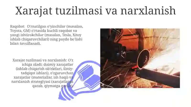 Avtomobil sanoatining iqtisodiy taxlili 3