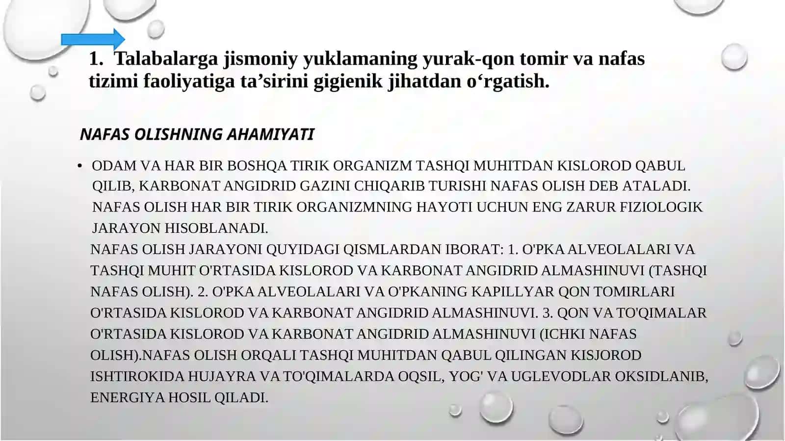 Jismoniy yuklamaning yurak–qontomir va nafas tizimi faoliyatiga ta’sirini o‘rganish 3