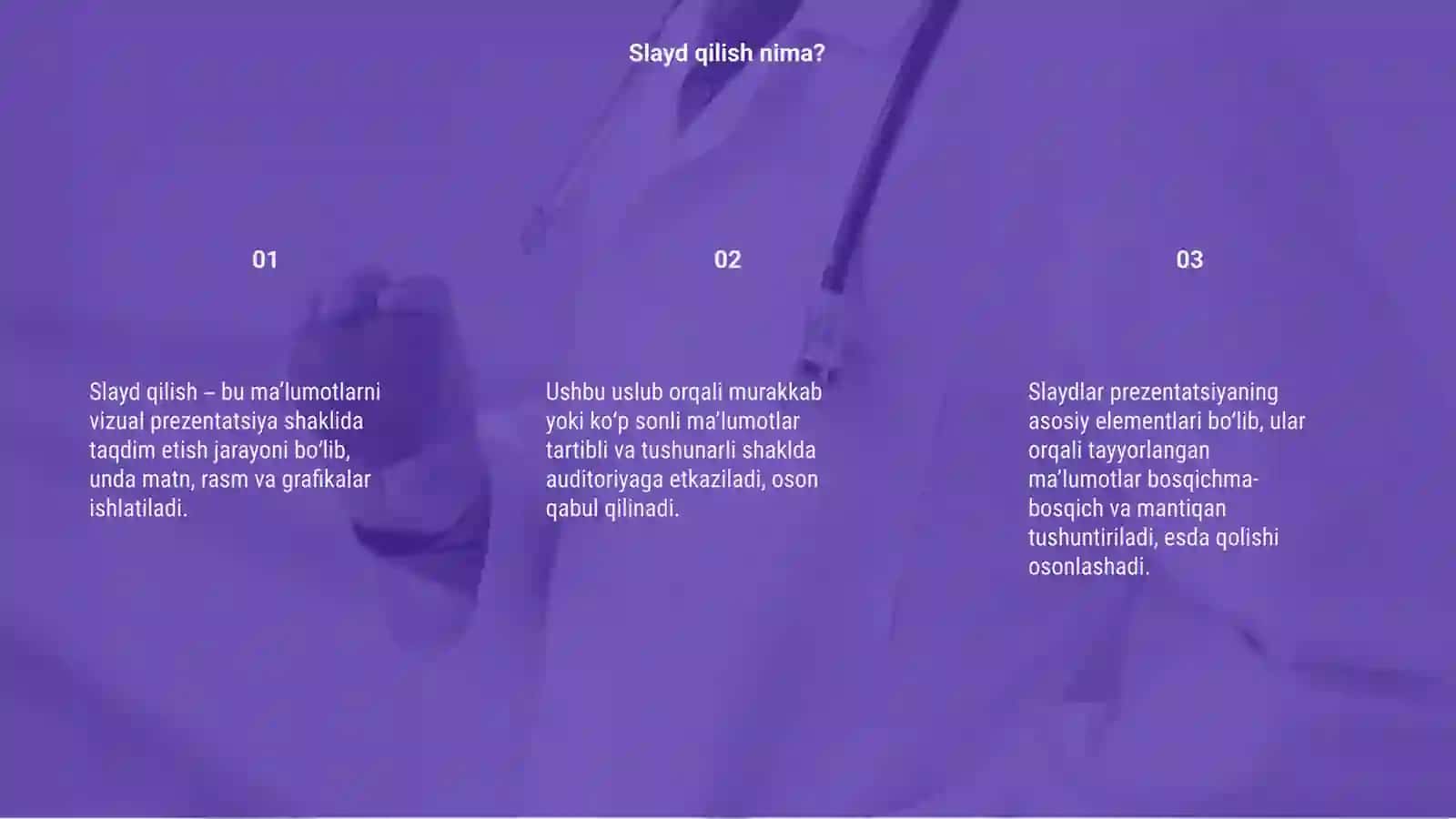 Slayd qilish 3