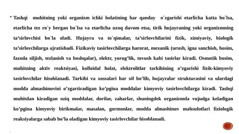 Qo`zg`aluvchan to`qimalardagi biоelеktrik hоdisalar.Eritrotsitlar fiziologiyasi.gemoglobin. 3