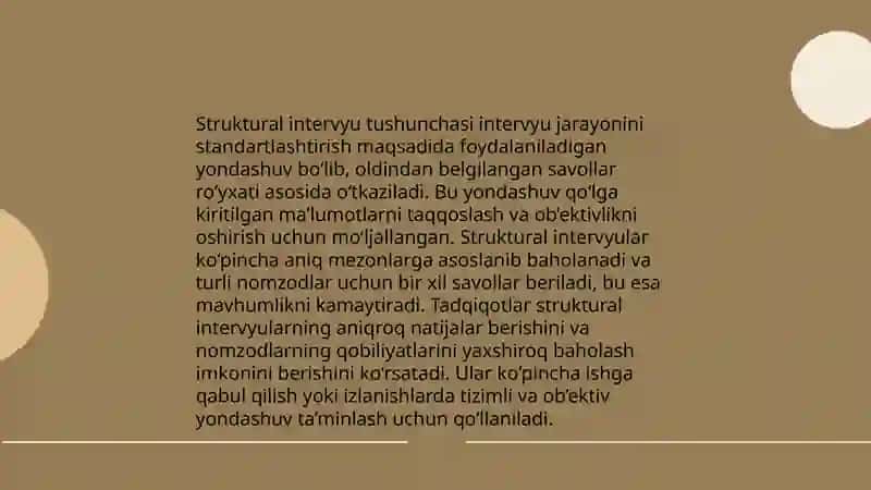 Strukturali intervyu. Qarama qarshilik klassifikatsiyasi. Psixologik mexanizmlar va ularni diagnostika metodlari 3