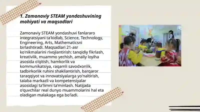 Zamonaviy STEAM yondashuvi - davr talabi 3