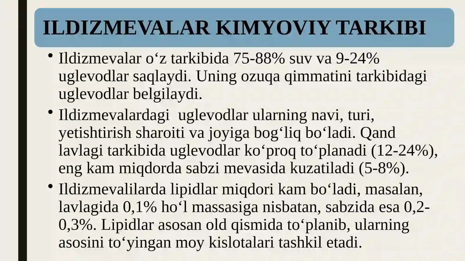 ILDIZMEVALAR VAYEM-XASHAK EKINLARI BIOKIMYOSI 3