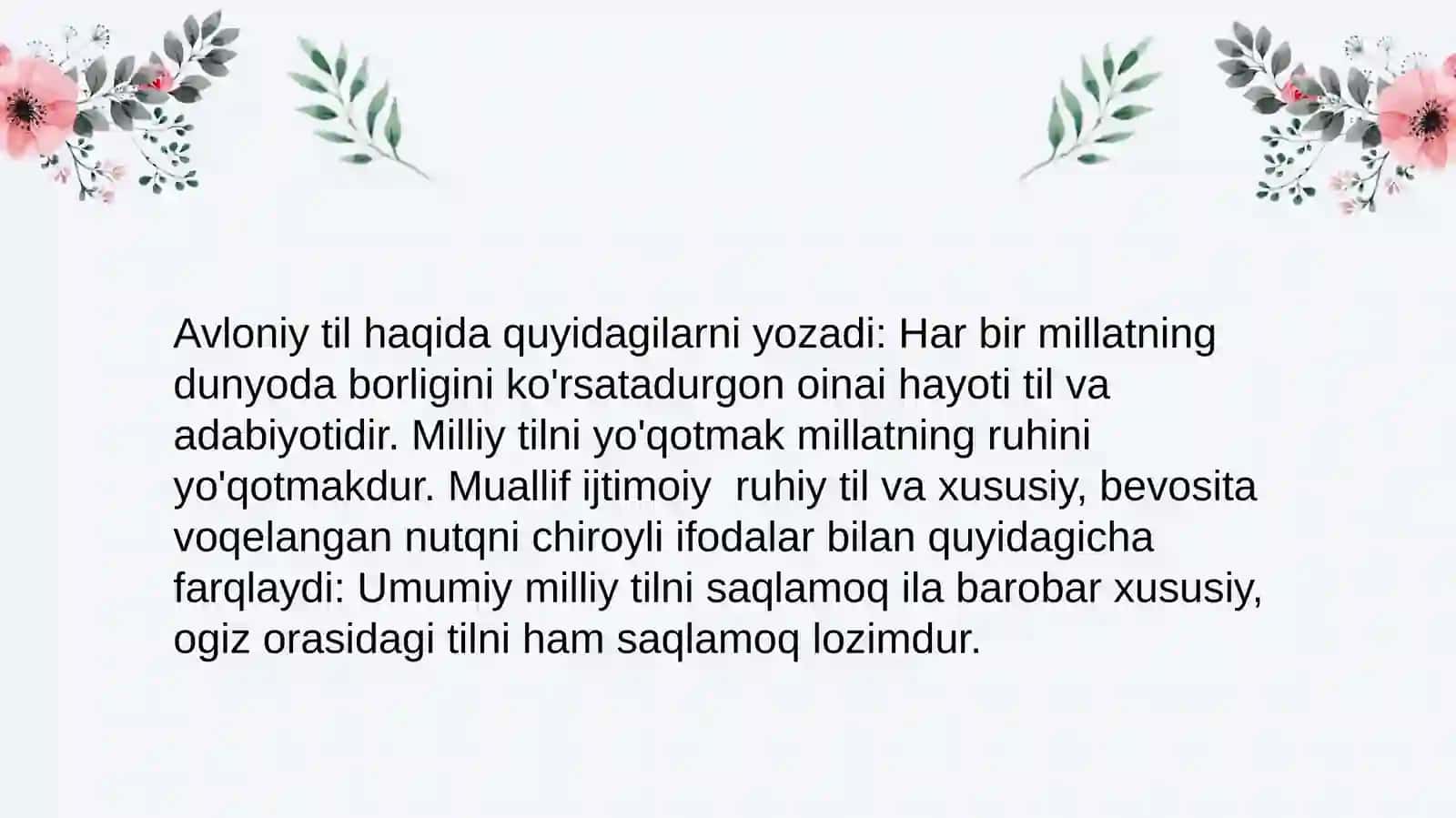 Shórolar davrining 20-40- yillarida til falsafasi. 3