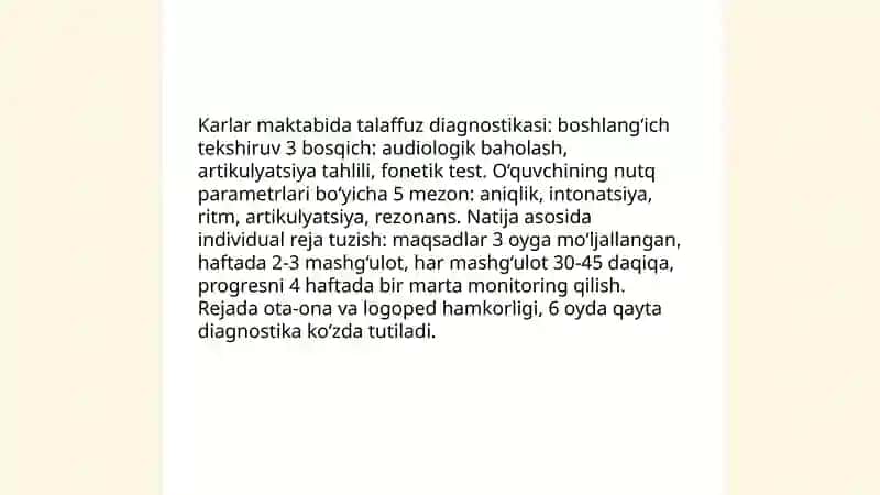 Karlar Maktabida Talaffuz Ustida Ish Olib Borish Usullari 3