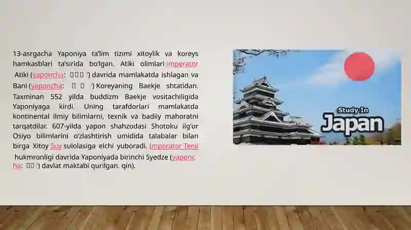 Yaponiyata’lim tizimi 3
