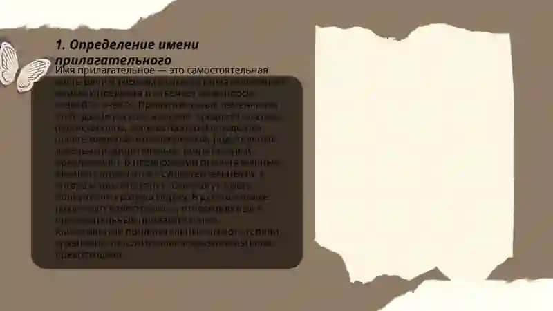 Имя прилагательное как часть речи 3