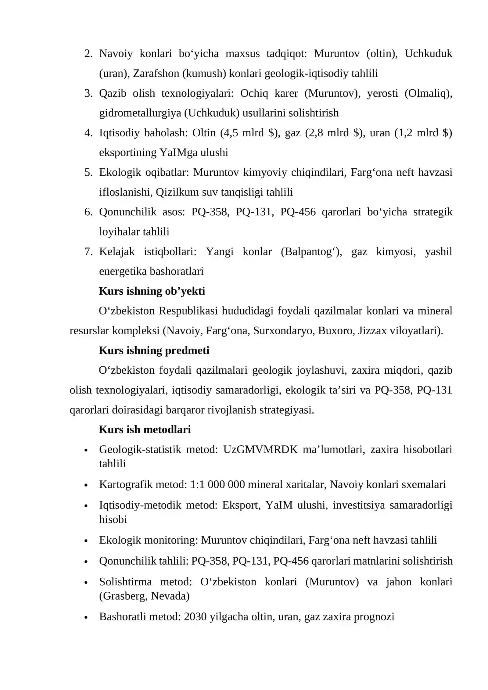 Oʻzbekistonning foydali qazilamalariga 3