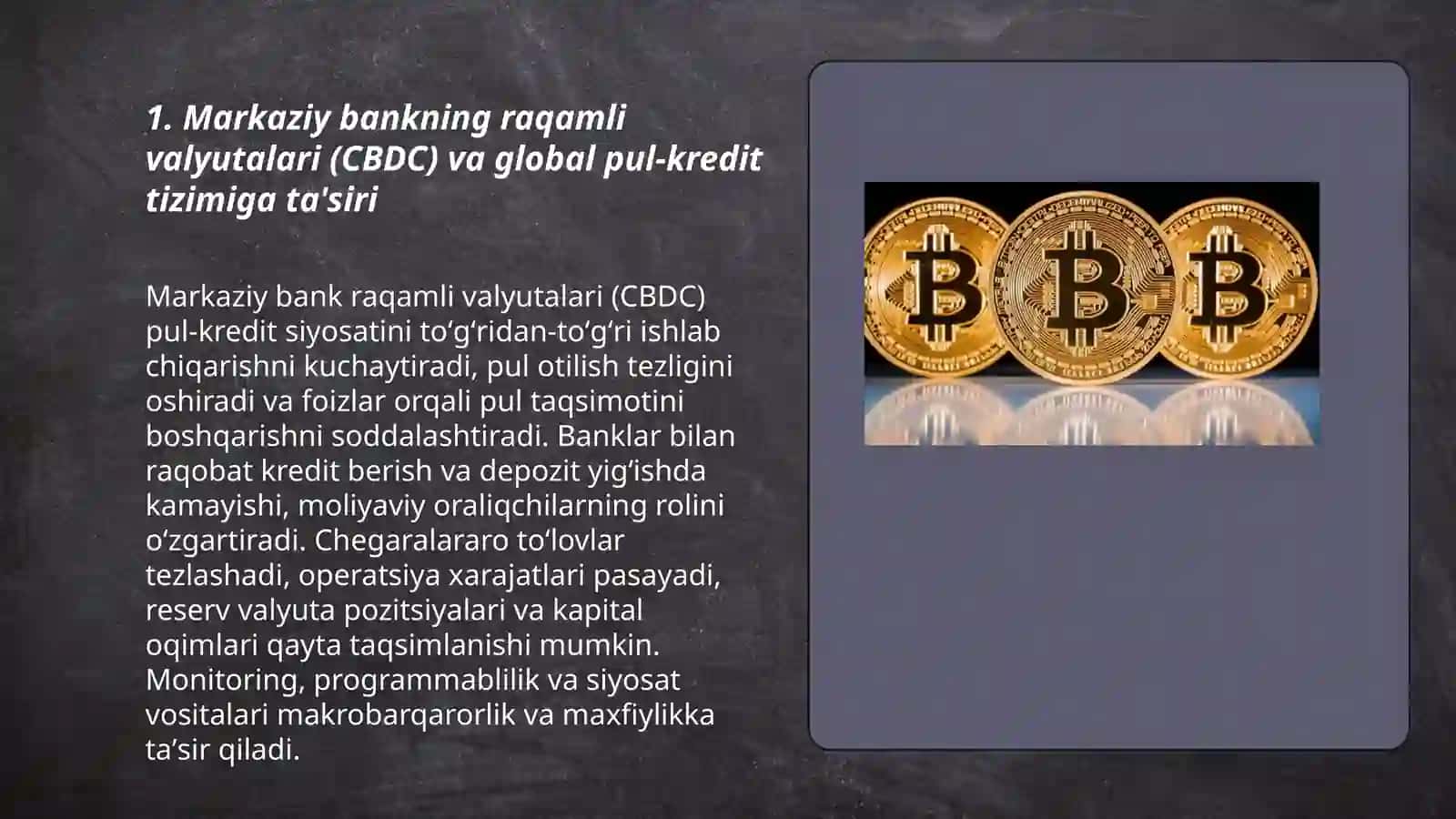 Kriptovalyutalar global moliya tizimini o'zgartirishi 3