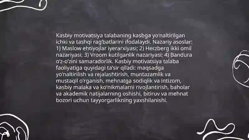 Talaba faoliyatiga kasbiy motivatsiya va maqsad qoʻyish usullari 3