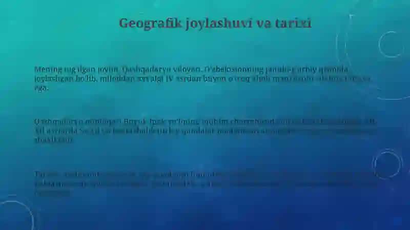Mening tug'ilgan joyim 3