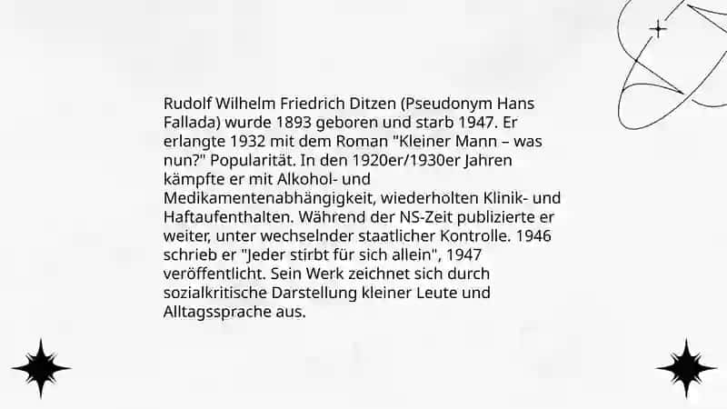 Biografische Stationen von Hans Fallada 3