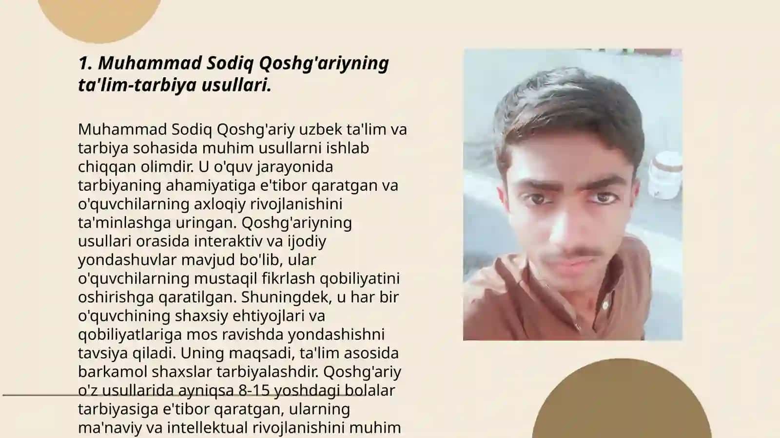 Muhammad Sodiq Qoshg'ariyning pedagogik qarashlari 3