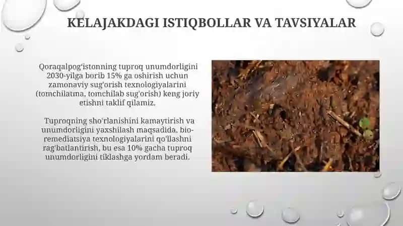 Zamonaviy sug'orish texnologiyalari Qoraqalpog'istonda 3