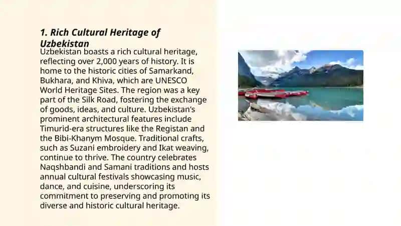 Uzbekistan is the most attractive place 3