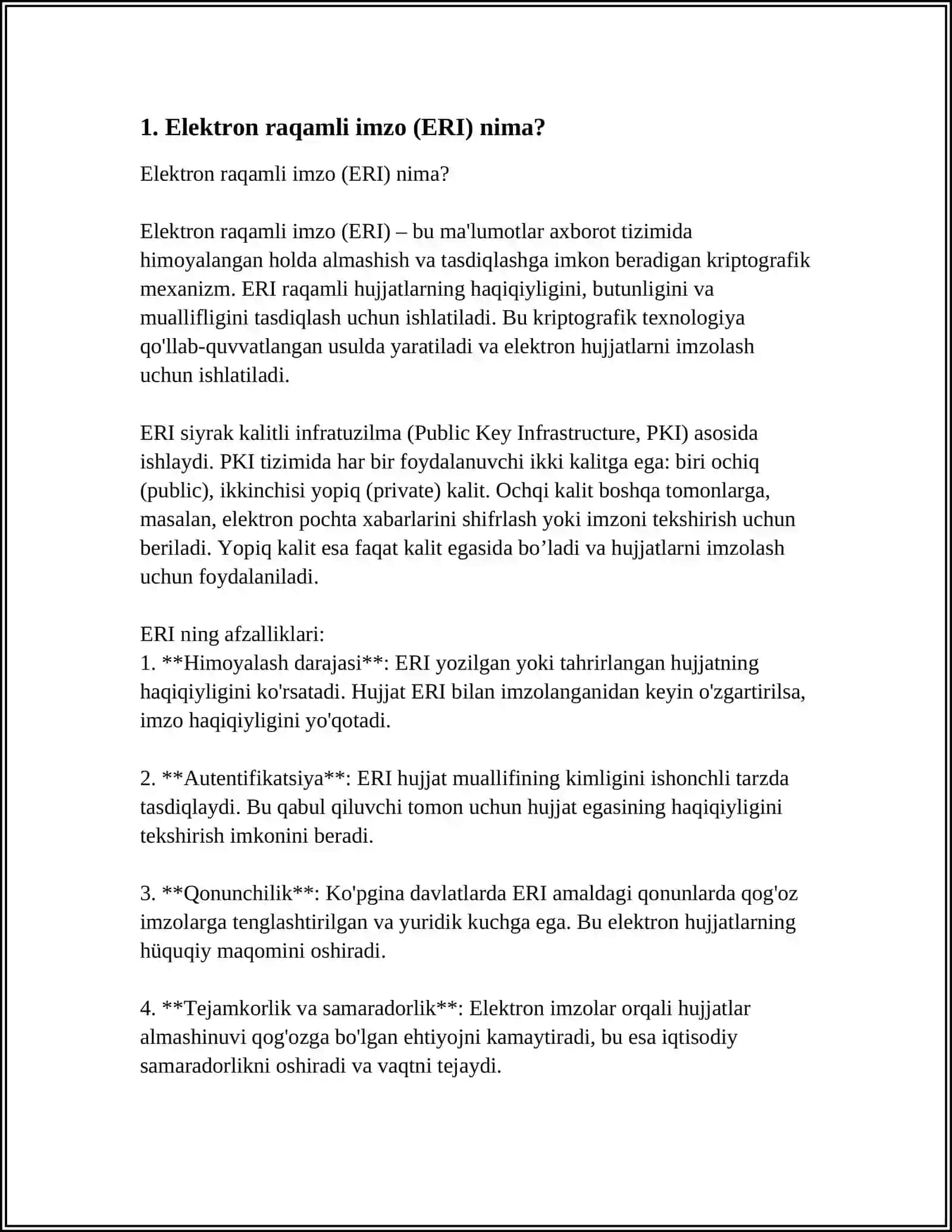 XORIJIY DAVLATLARNING ELEKTRON RAQAMLI IMZO ALGORITMLARI TAHLILI 3