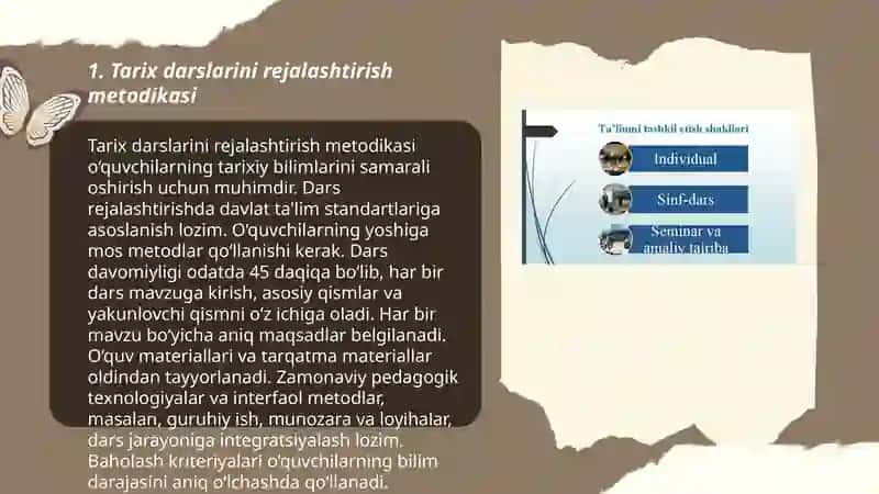 Tarix darsi samaradorligini oshirishning ilmiy-uslubiy va didaktik negizlari 3