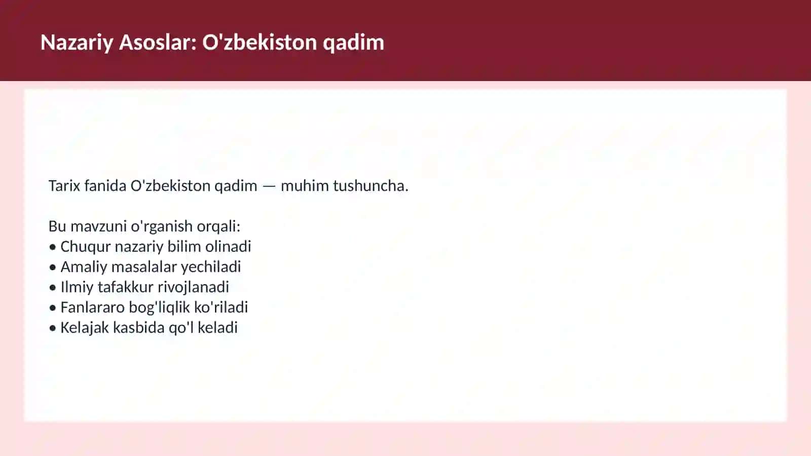 Dekolonizatsiya O'qituvchilar va talabalar uchun dars ishlanma 3