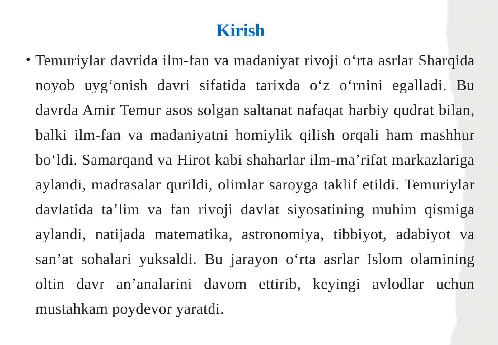 Ulug‘bek Akademiyasi Faoliyati 3