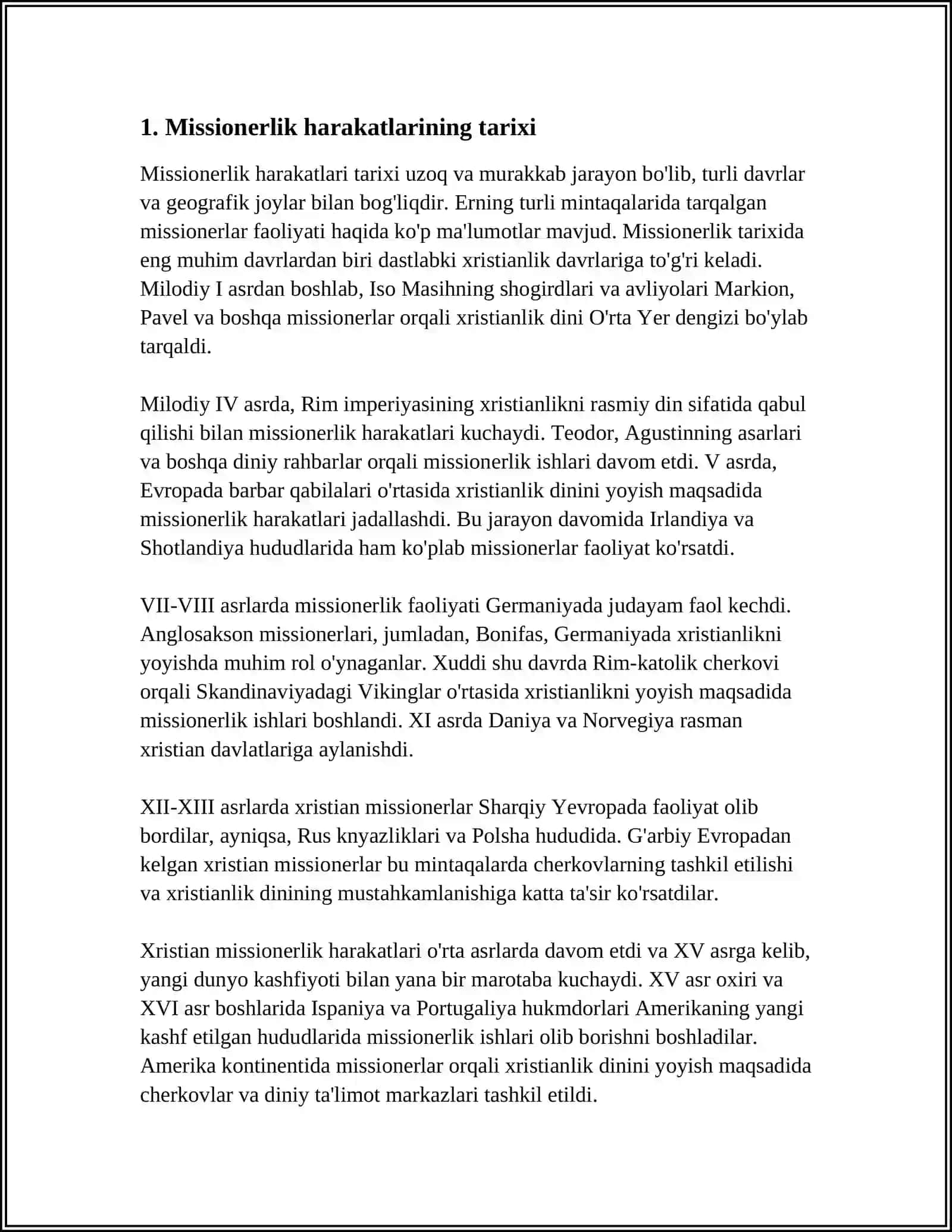 Missionerlik harakatlari O‘ZBEKISTONDA FAOLIYATI KUZATILGAN MISSIONERLIK HARAKATLARI VA ULARNING FAOLIYATLARINI OQIBATLARI 3