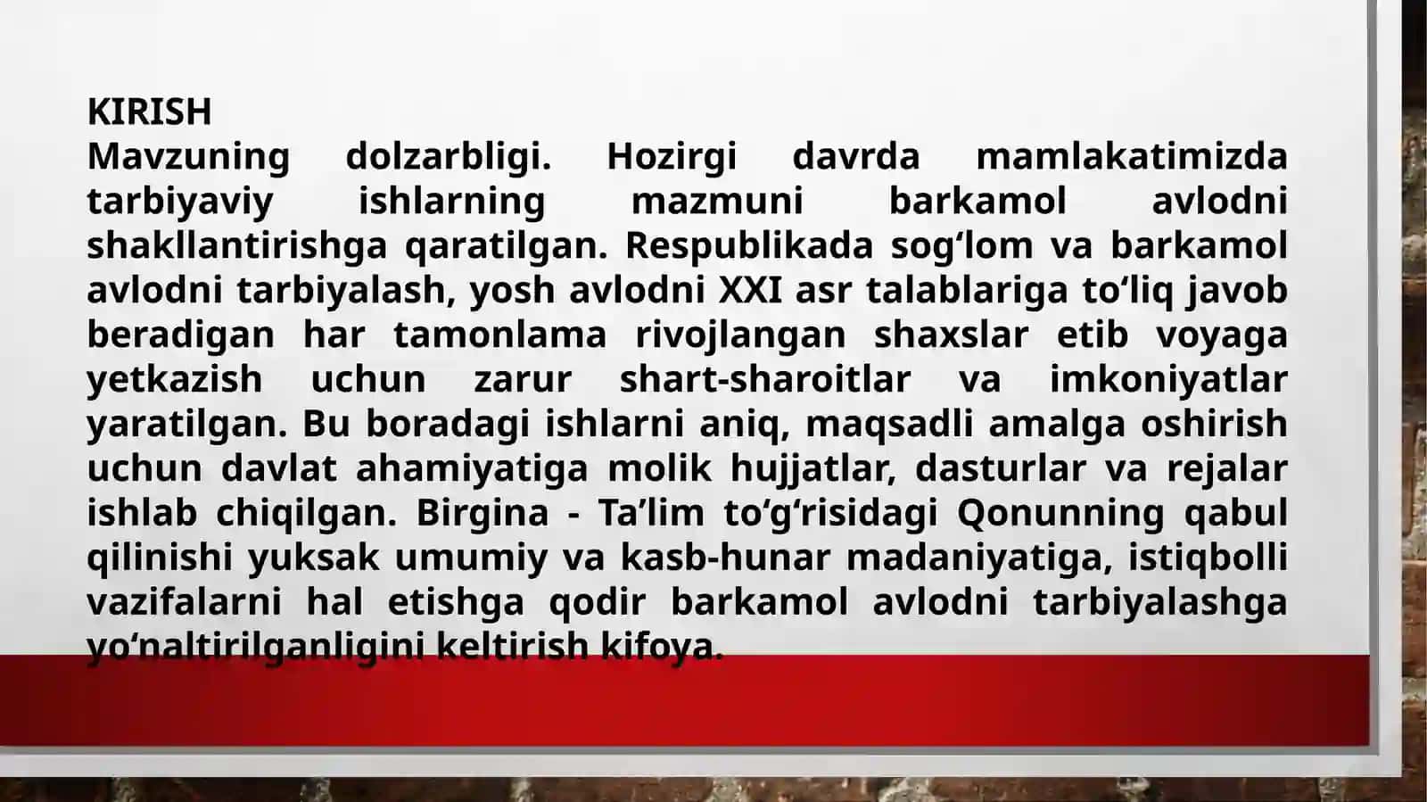 Boshlang‘ich ta’limda tarbiya jarayonining mazmuni va mohiyati 3