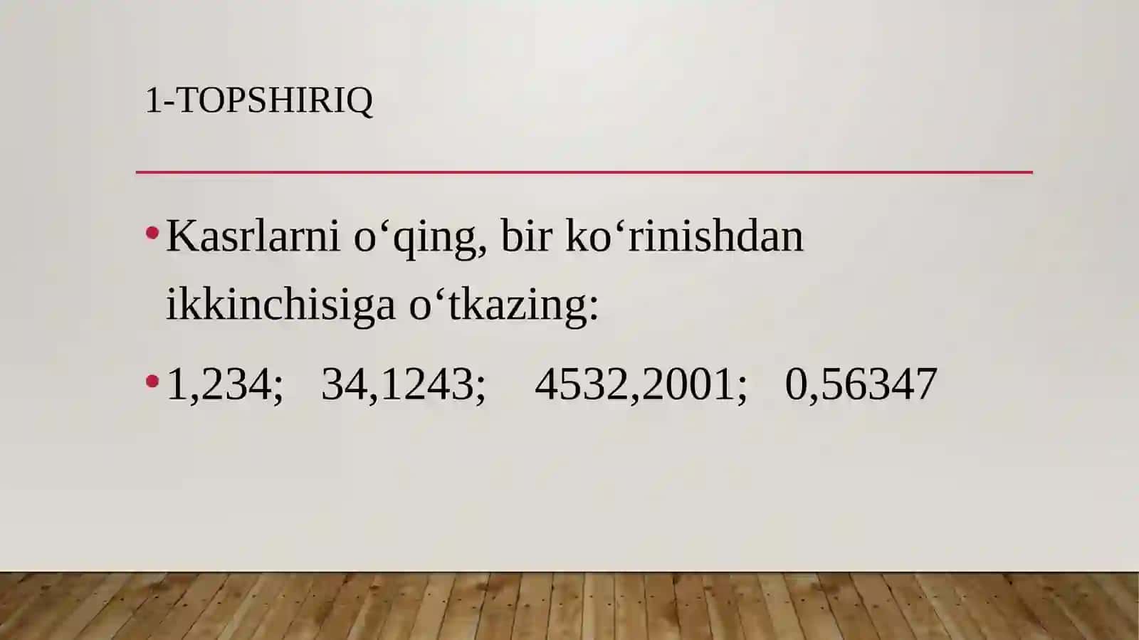 Boshlang'ich sinflarda o’nli kasrlarni o’qitish metodikasi 3
