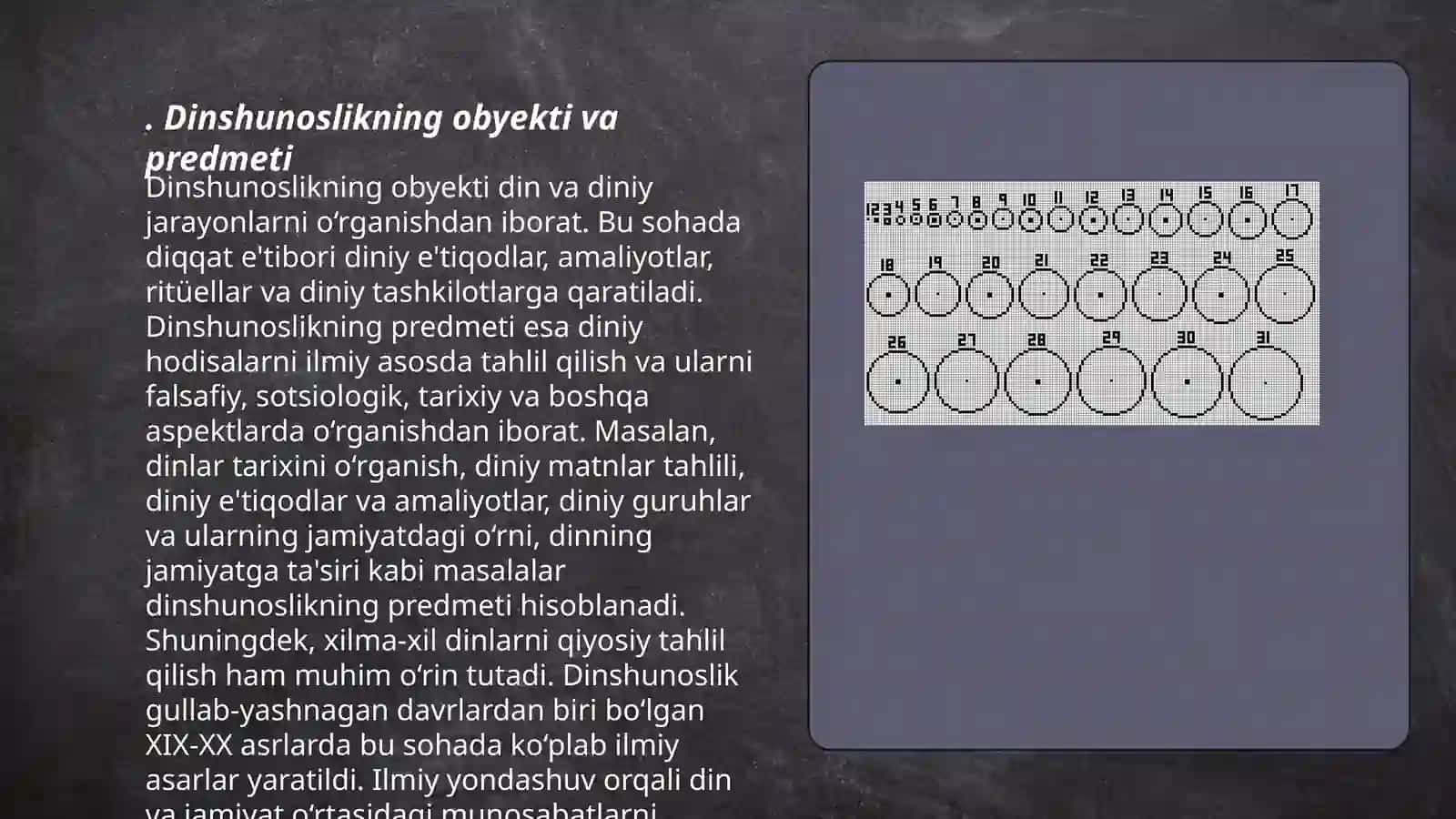 Dinshunoslik fanining predmeti maqsadi va vazifalari 3