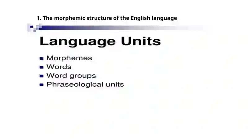 Morphology. Parts of speech and their types 3