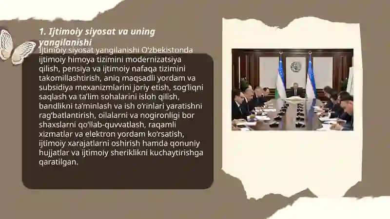 Ijtimoiy siyosat va uning yangilanishi 3