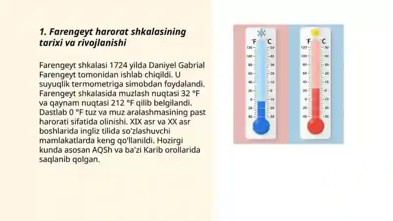 Farengeyt, Selsiy, Kelvin shkalalari 3