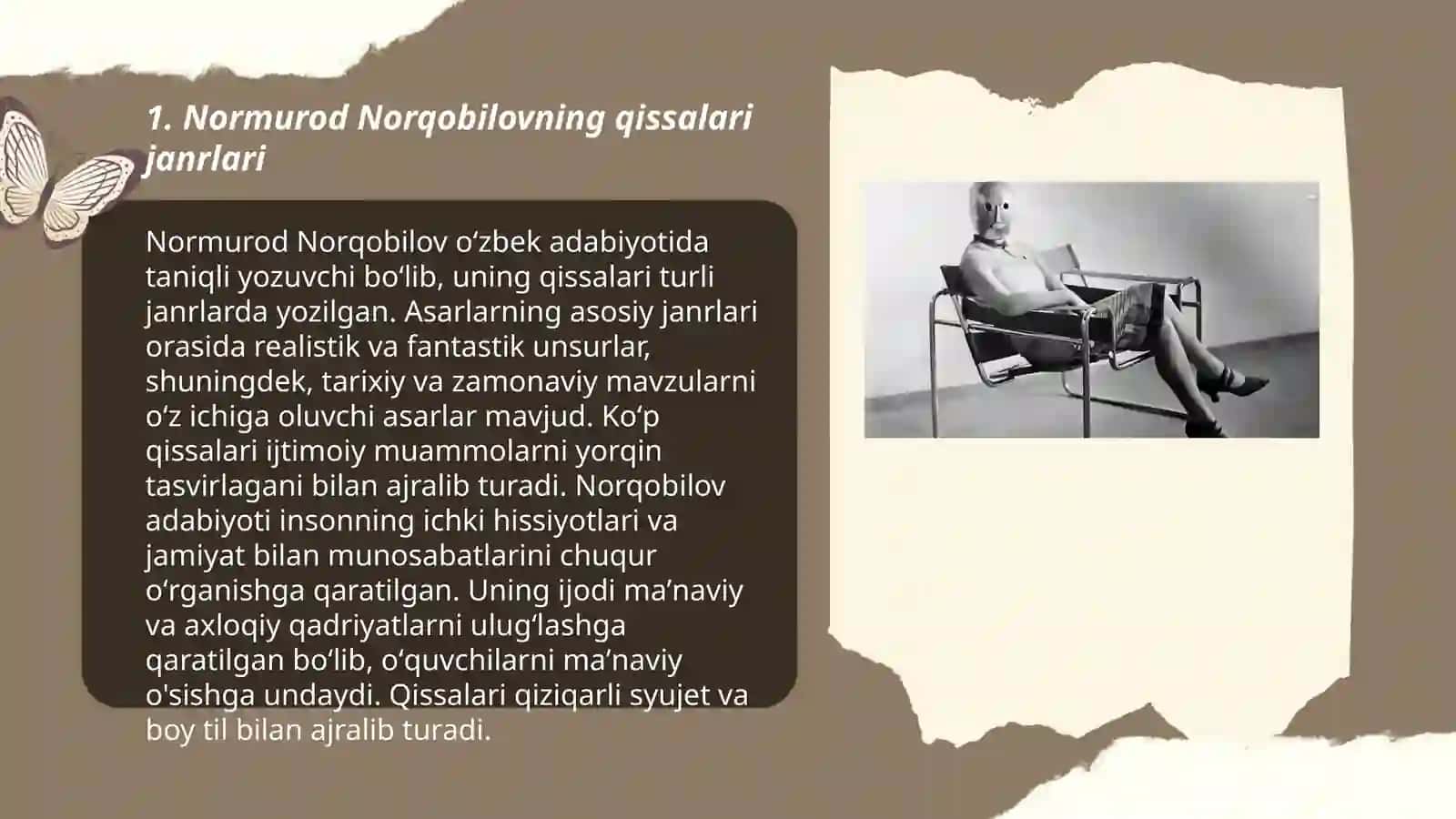 Normurod Norqobilovning qissalari tahlili 3