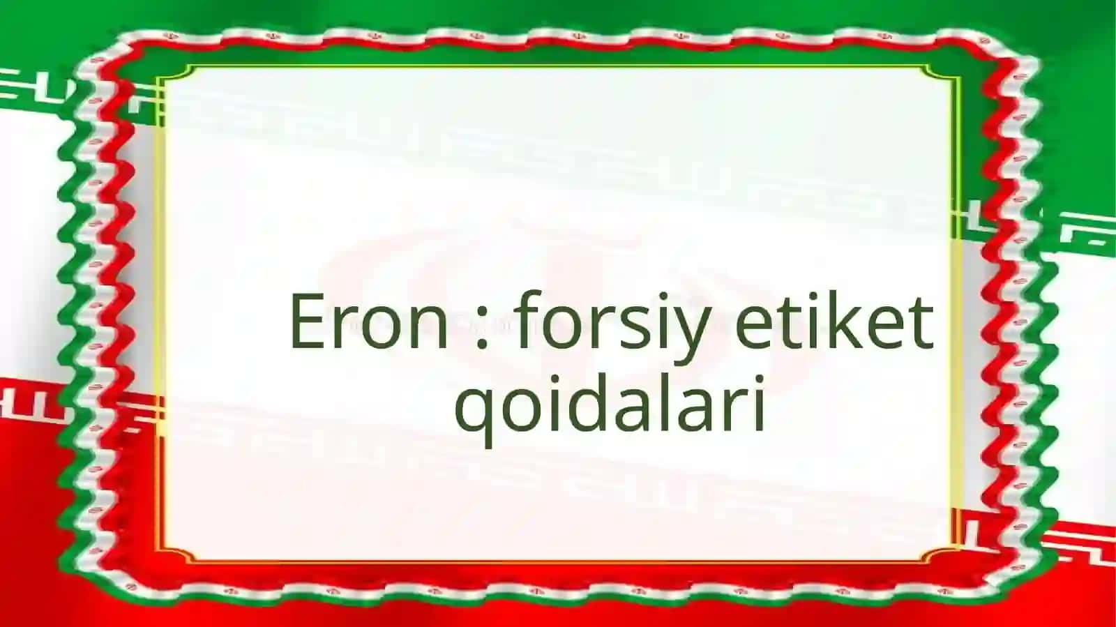 Muhabbatning Etiket fani darsi 3