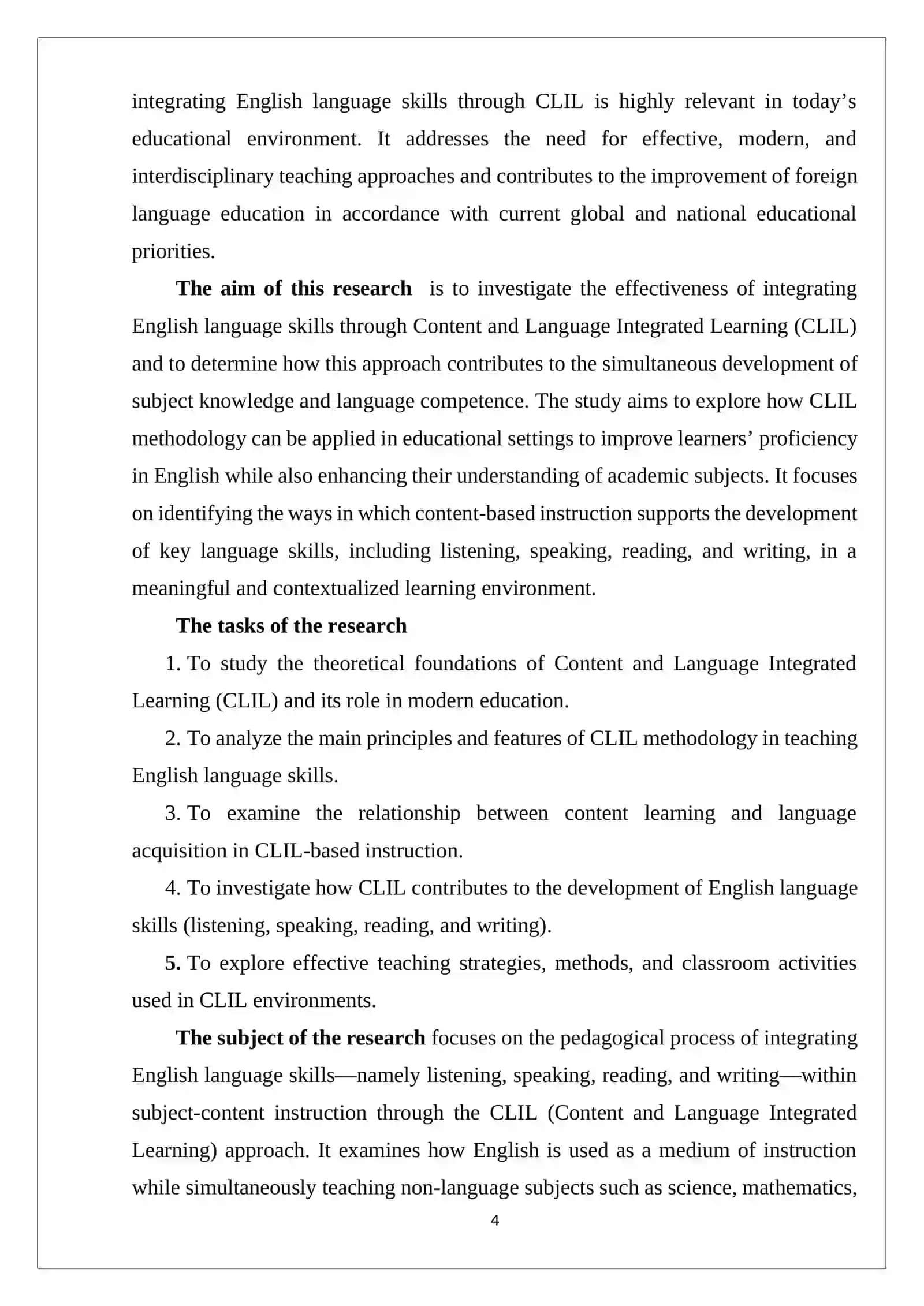 Integrating English Language Skill through CLIL (Content and Language integrated Learning) 3