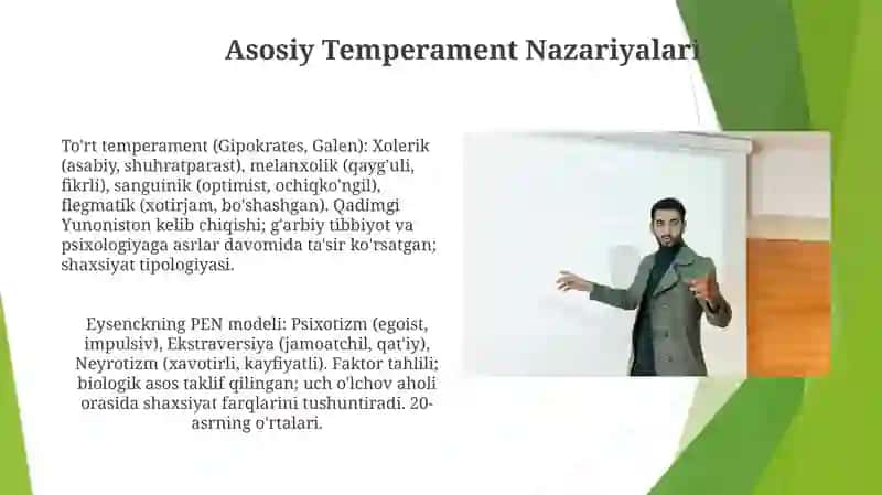 Temperament va uning nazariyalari 3