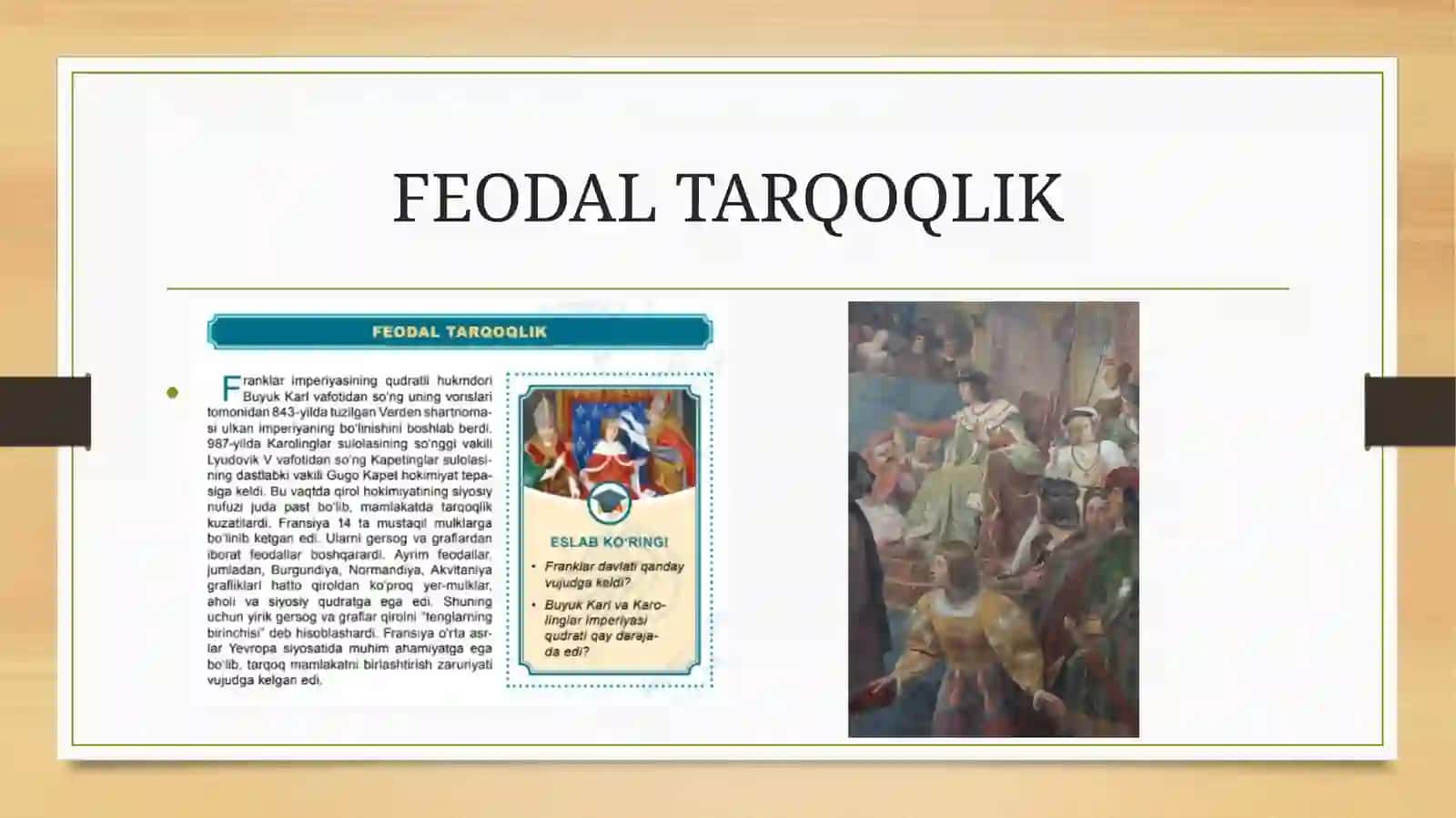 Fransiyada markazlashgan davlatning tashkil topishi. General shtatlar 3