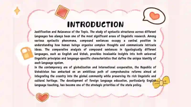 COMPARATIVE ANALYSIS OF COMPOUND SENTENCES IN ENGLISH AND UZBEK LANGUAGES 3